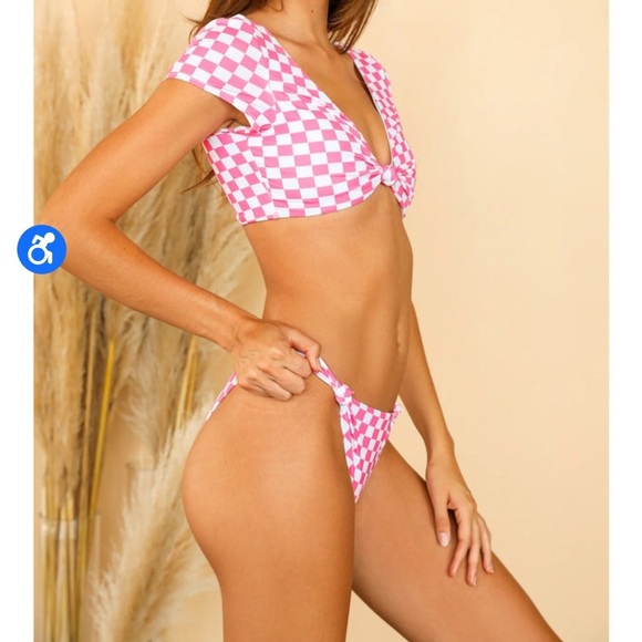 Dippin Daisys Vision Top & Quinn Bikini Bottom Matching Set Size Medium Green - Picture 9 of 10